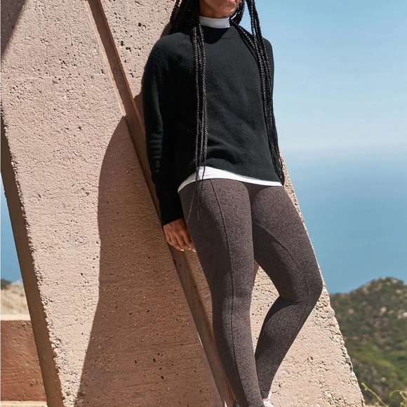 Athleta Delancey Houndstooth Tight,Houndstooth Black/brown size Small - Picture 3 of 13